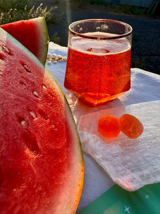 SOCIAL: 10MG THC Giddy Up Gummies in Watermelon