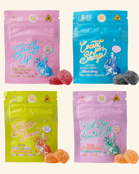 Functional Gummy Sampler with Social, Sleep, Focus & Restore