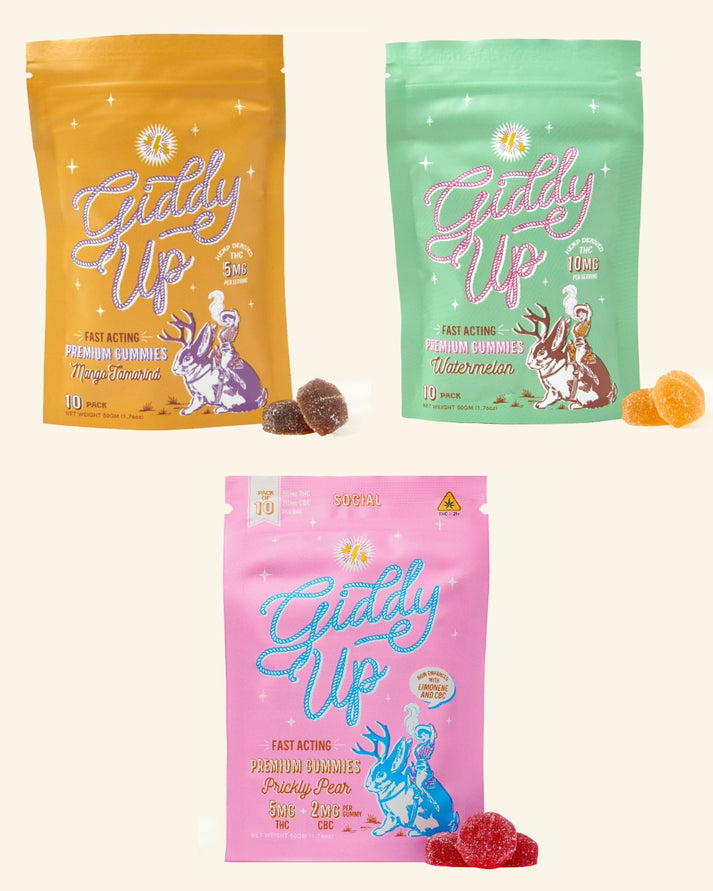 Giddy Up Gummies Full-Size Sampler with 3 Flavors – Jota Living