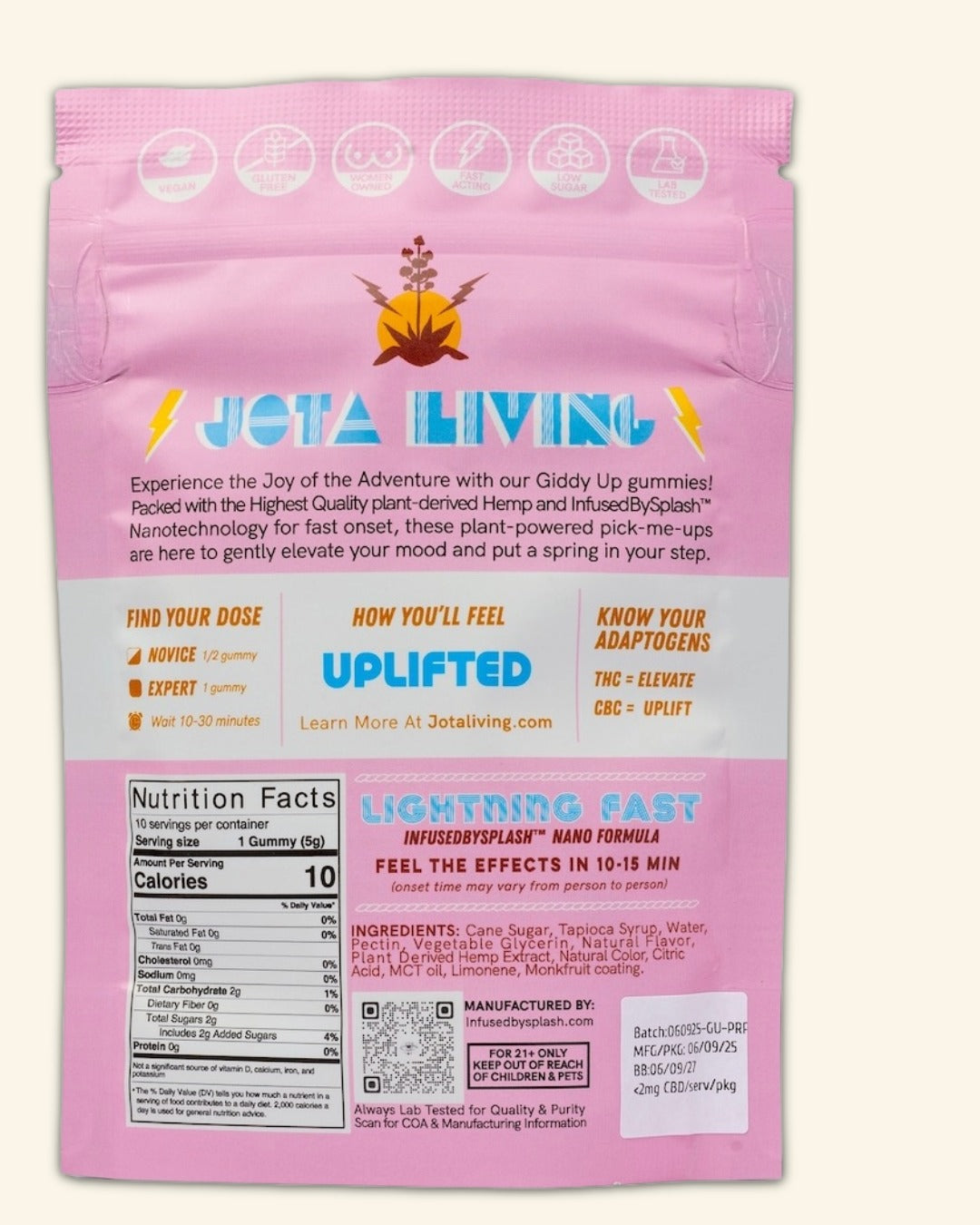 5MG Giddy Up Gummies in Prickly Pear (SOCIAL)