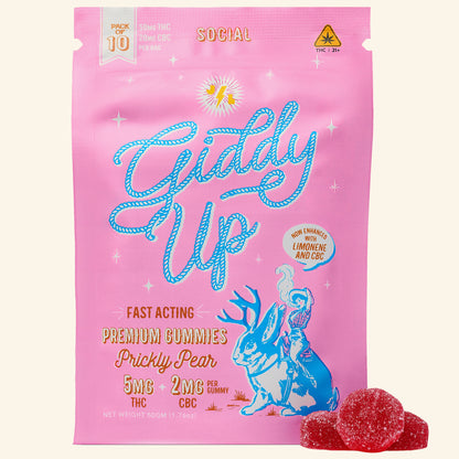 5MG Giddy Up Gummies in Prickly Pear (SOCIAL)