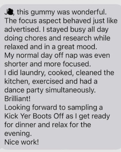 Git'er Done (FOCUS) with THC, THCV, CBC & Lion's Mane