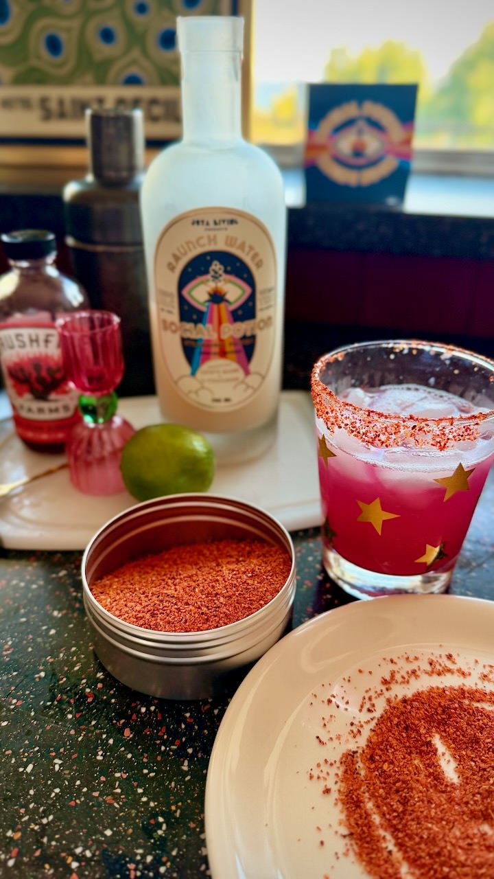 The Raunchy Rim - THC Beverage Salt Rim Created by Tejas Tonic & Jota Living
