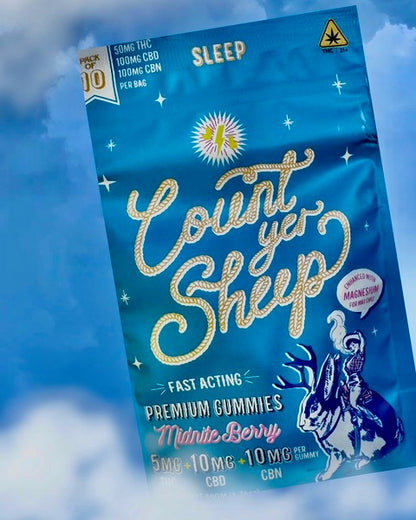 Count Yer Sheep (SLEEP) with THC, CBD, CBN, & Magnesium